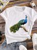 (Asian Size)  Tee Women Clothing Casual Sweet Cute 90s Top Short Sleeve T Shirt Fashion Print Lady Female Graphic T-shirts