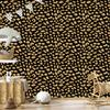 Gold Leather Wallpaper Black, Ochre and Gold for Living Room and Bedroom 50x1000