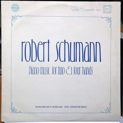 LP Record ROBERT SCHUMANN PIANO MUSIC FOR T Piano Music For Two Et Four Hands ORYX1836 PEERLESS 1980 Unknown Classical Used