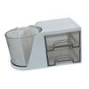 Space Saving Organizer for Office Supplies Large Capacity Nail Art Tools Storage Box Plastic Makeup Brush Holder