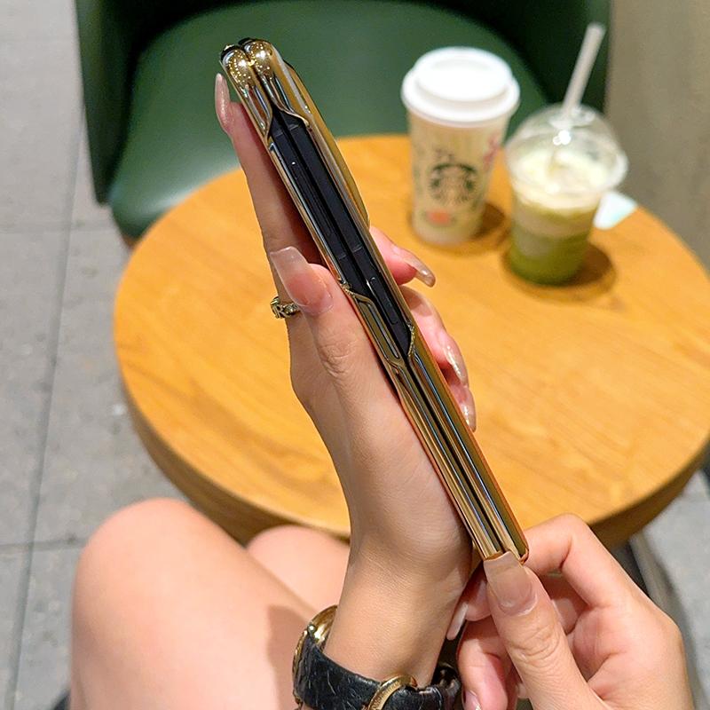 For Huawei Honor Magic V3 Case Luxury PU Leather Skin Plating Protective Back Cover Case For Magic V3 VS3 V2 VS2 VS Phone Shell
