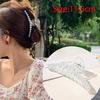 Korean Acrylic Hair Claws Pearl Claw Clips for Woman Large Size Barrette Crab  for Girl Shark Clip Fashion Hair Accessories