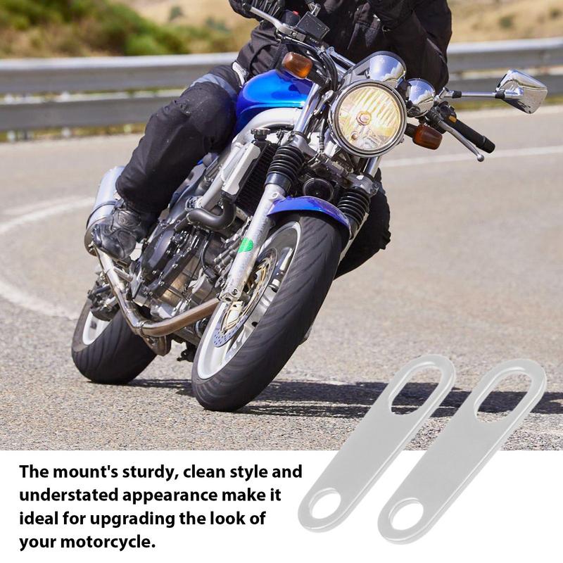 2 buc motocicletă modificat semnalizare lumină indicator suport metalic spate semnalizare lumină Z suport motocicletă semnalizare suport