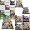 Modern Minimalist 3d Bed Sheet Set Featuring Vibrant Digital Print Design In Various Sizes