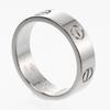Cartier Love Ring K18 White Gold #7.8(US Size) 7.6g Mens Used
