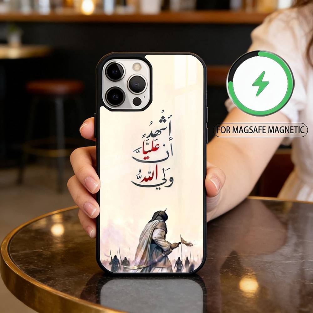 

Imam H-Hussain S-Shia Ali Phone Case For iPhone17,16,15,14,13,12,11 Plus,Pro Max Magnetic For Magsafe Wireless Charging iPhone12