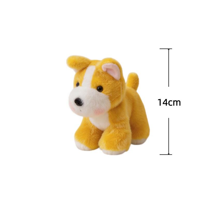 Hunde-Serie Plüschtier Dobermann Pinscher Schnauzer Bulldogge Labrador Stoffpuppe Schreibtisch Dekorative Spielzeuge Niedlich Geburtstag Geschenke