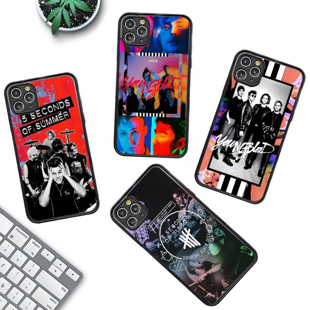 Seconds-of-Summers-5SOS Phone Case For IPhone 16 15 14 13 12 11 Pro Max XS Max X Plus Matte Shockproof Cover