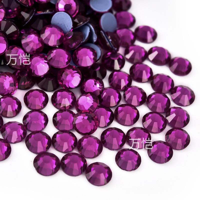 

Имитация австрийского горячего бриллианта, стеклянные стразы, термоклей, дно, чехол для мобильного телефона своими руками, косметические аксессуары для одежды SS10 2.7-2 1440 pcs/bag