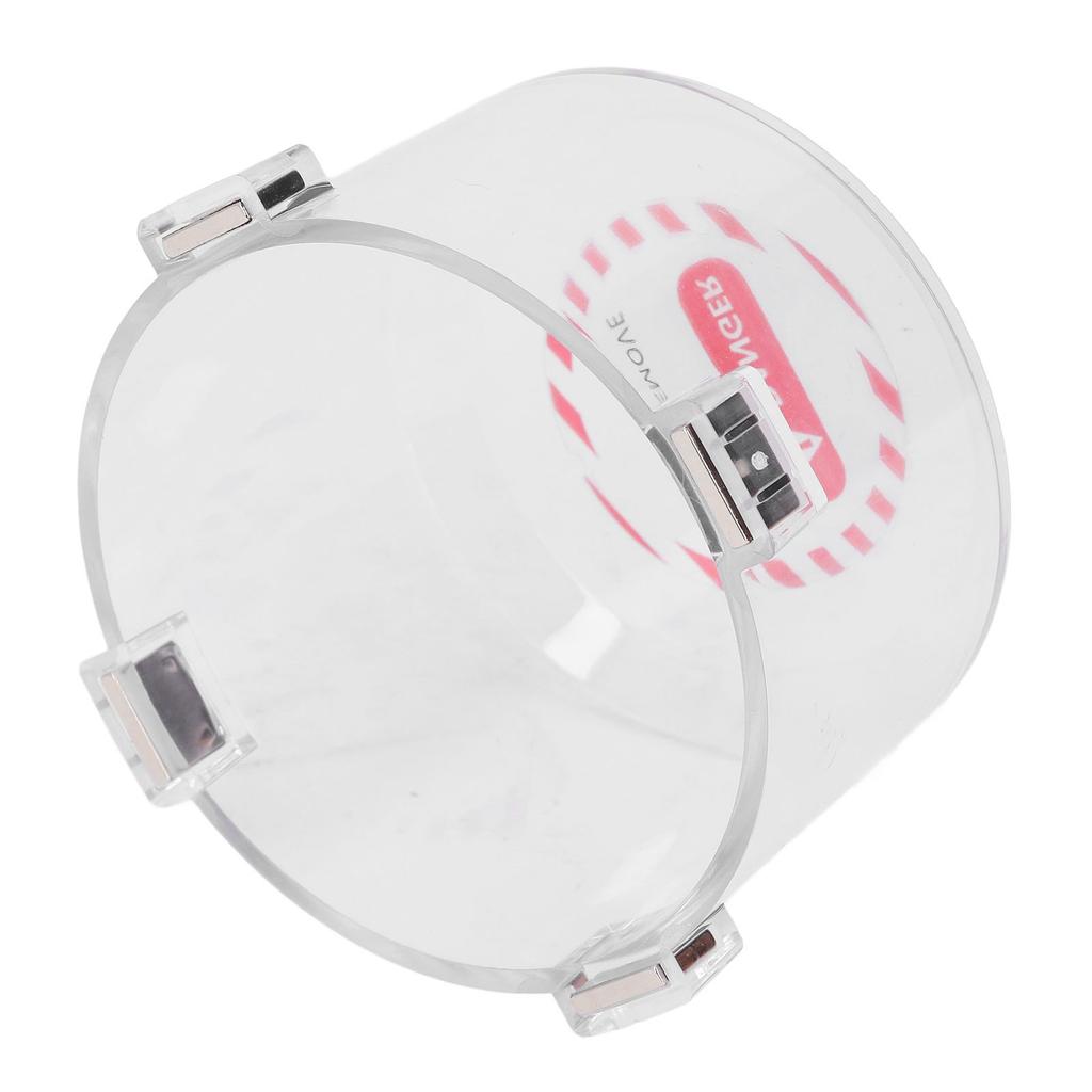 Magnetic Emergency Stop Button Cover Round Transparent Push Button Switch Guard for Industrial Contr