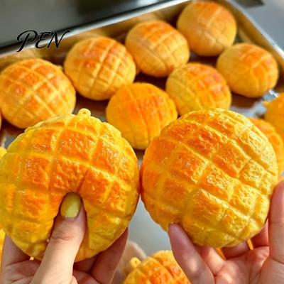 Soft Squeeze Bread Toys Fake Pineapple Toy, Stress Relief Realistic Corn Gadgets Sensory Simulated Mango Office Desk Fidget Toy