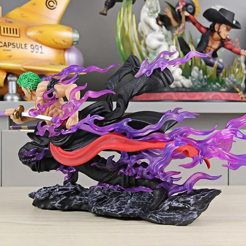 One Piece Gk Draw Sword Roronoa Zoro Suolong Drifting Diorama Anime Figure Collectible Toy Model Saito Anime Accessories