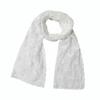 Elegant Embroidered Flower Lace Scarf Lightweight Breathable Mesh Female Headscarf Long Silk Scarf Spring