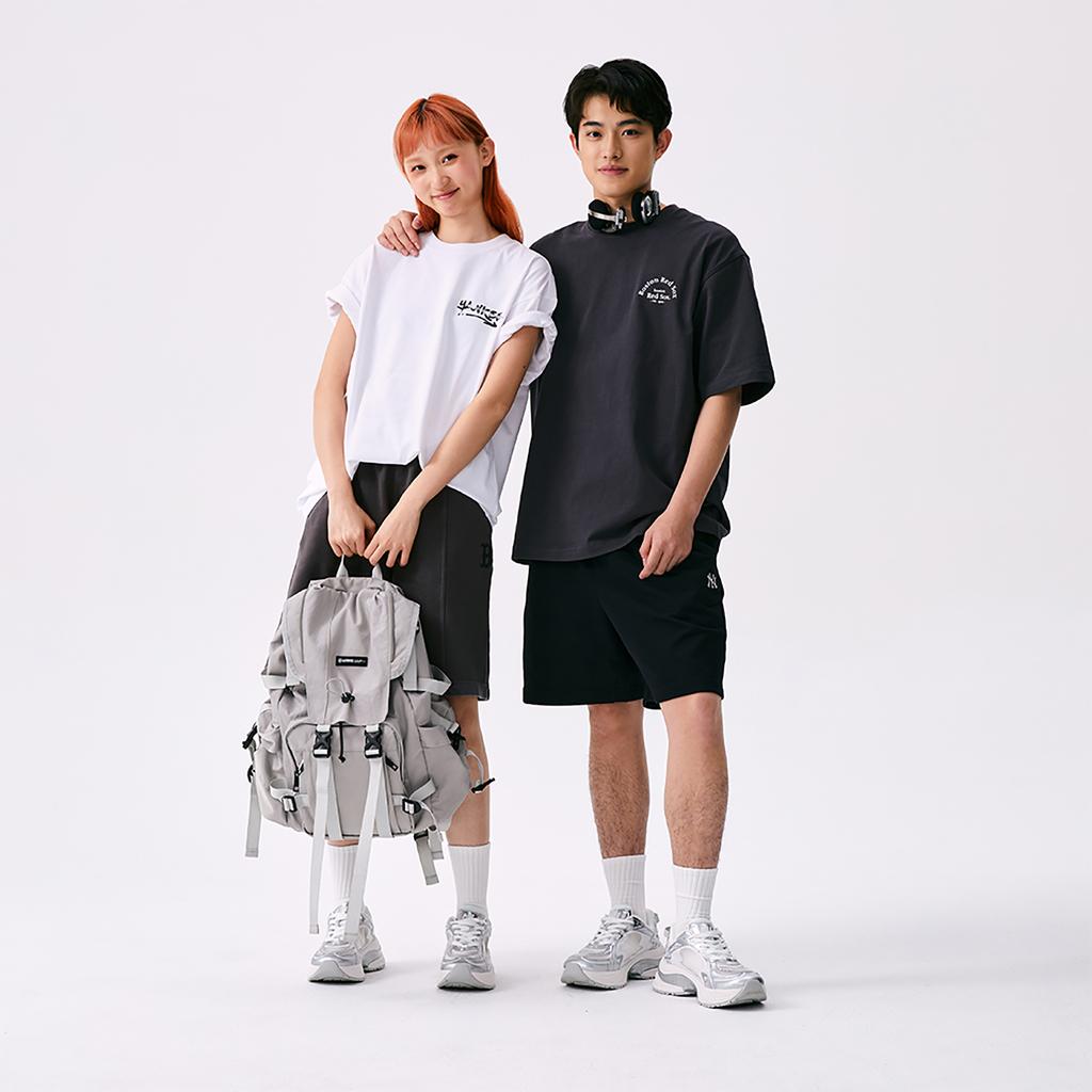 New MLB New York Yankees Basic Collection SS25 T Shirt Unisex White 3ATSB4053-50WHS