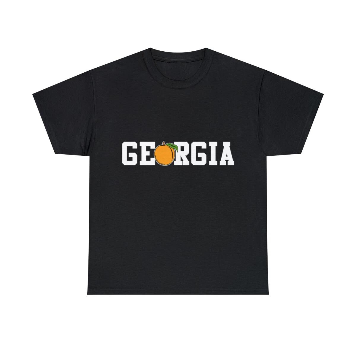 Графическая футболка с персиком из Джорджии, S-5XL 2XL