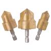 Hexagonal Handle Lifting Drill Bit Water Pipe Woodworking Reamer Chamferer Step Drill 20/25/32mm Hand Tool Repair