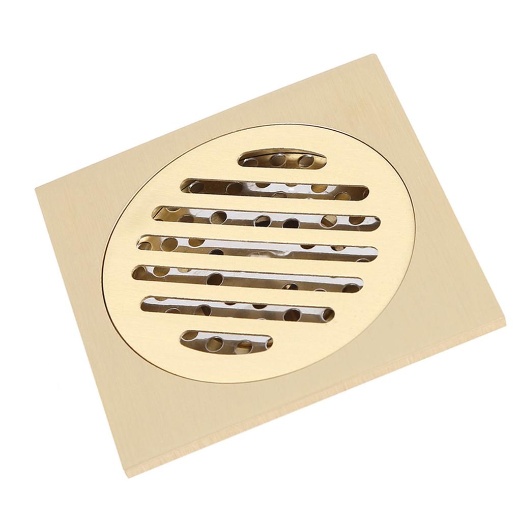 Floor Drain,Bathroom Shower Waste Grate Brass Constructed Strainer Home Attachment
