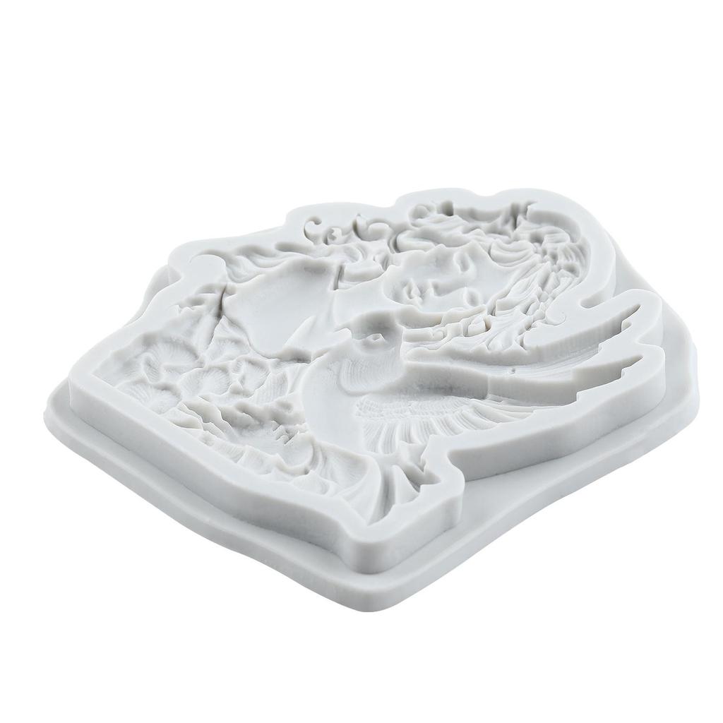 Angel Silicone Molds Pigeon Fondant Mold Cake Decorating Tools Cupcake Topper Candy Chocolate Gumpaste Mold