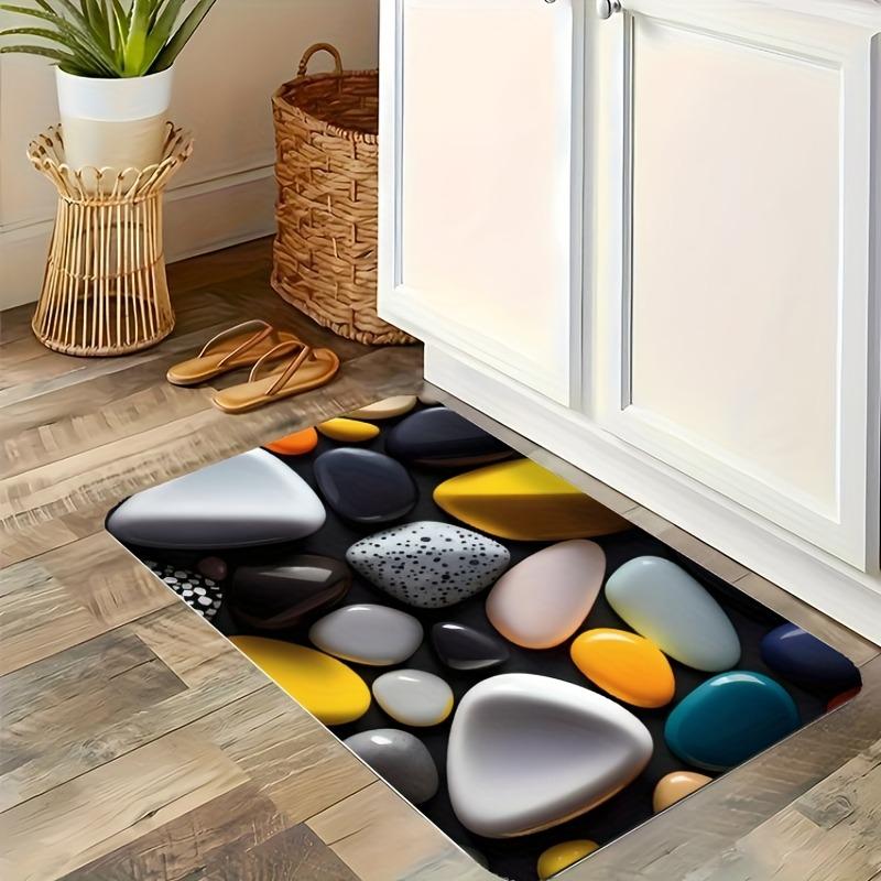 1 Stück Wolf Küchenteppich Rutschfeste Fußmatten Pop-Design Badezimmerteppich Badematte Teppich für Zuhause Spüle Wäsche Dekor