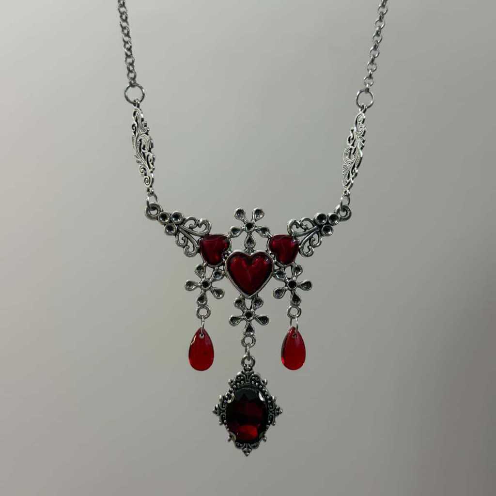 Gothic Elf Necklace Pendant With Geometric Design For Party Wear