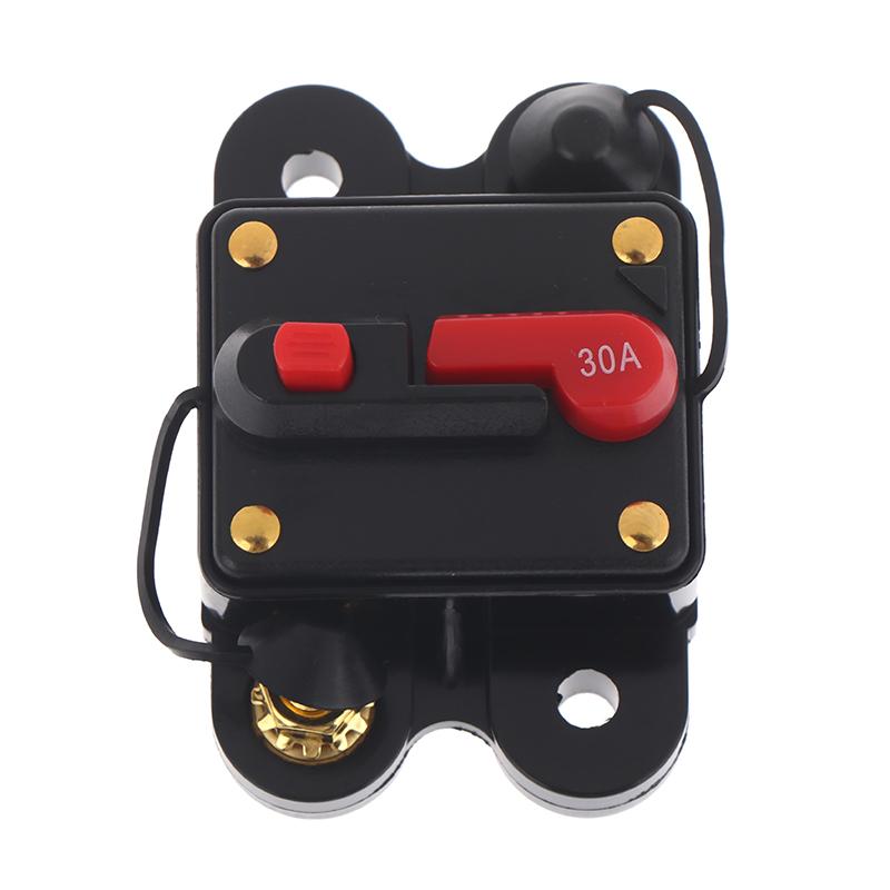 Wasserdichter Leistungsschalter Reset-Sicherung Wechselrichter DC12V 24V 30A 40A 50A 60A 80A 100A 150A 200A 250A 300A Haus-Solarsystem Teile