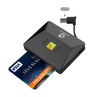 ZOWEETEK IC-Kartenleser, My Number kompatibel, Typ-C, e-Tax Steuererklärung, My Number Card kompatibel, Kartenleser/Schreiber, Typ-C-Anschluss, Integriert