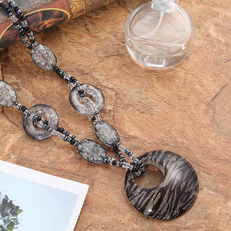 

Ожерелье в темпераменте, длинный винтажный свитер в этническом стиле, цепочка-свитер, художественные украшения