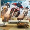 Arazzo Corsa Motocross 2D, Sfondo Pilota Motocross Estremo