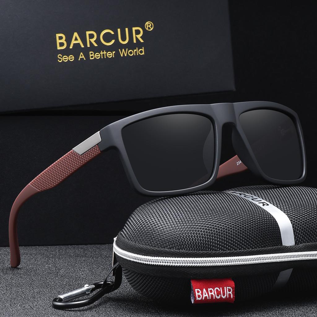 BARCUR Simple And Comfortable Business Style Sunglasses For Daily Travel, Uv Protection Brand Packaging