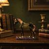 Halloween Skeleton Horse Resin Figurine Statue with for Shelf, Table and Mantel Decor