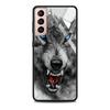 Tempered Glass Case For Samsung Galaxy S22 S20 S21 FE S10 S9 S8 Plus Ultra S10Lite Wolf Dog Cat Bird Lion Tiger Animal Shell