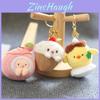 Cute Peach Yellow Chick Plush Accessory For Backpacks And Keys Ultra Soft Plush