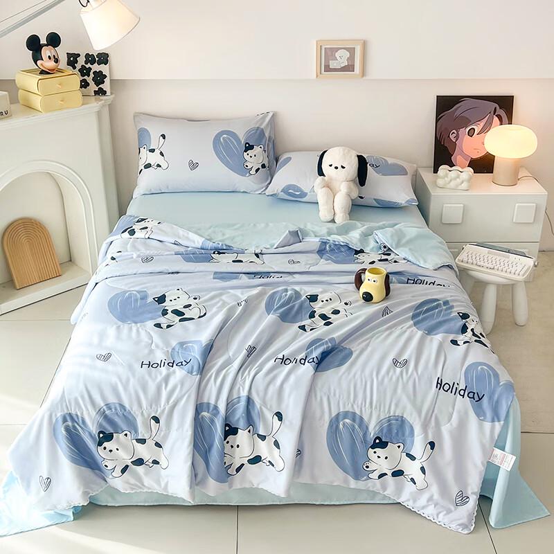 Aosimeng Kids Washed Cotton Summer Quilt