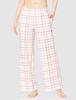 Long Long Cardboard L [Champion] Pajamas, Sleeves, Pants, Knit, Women's, Red,