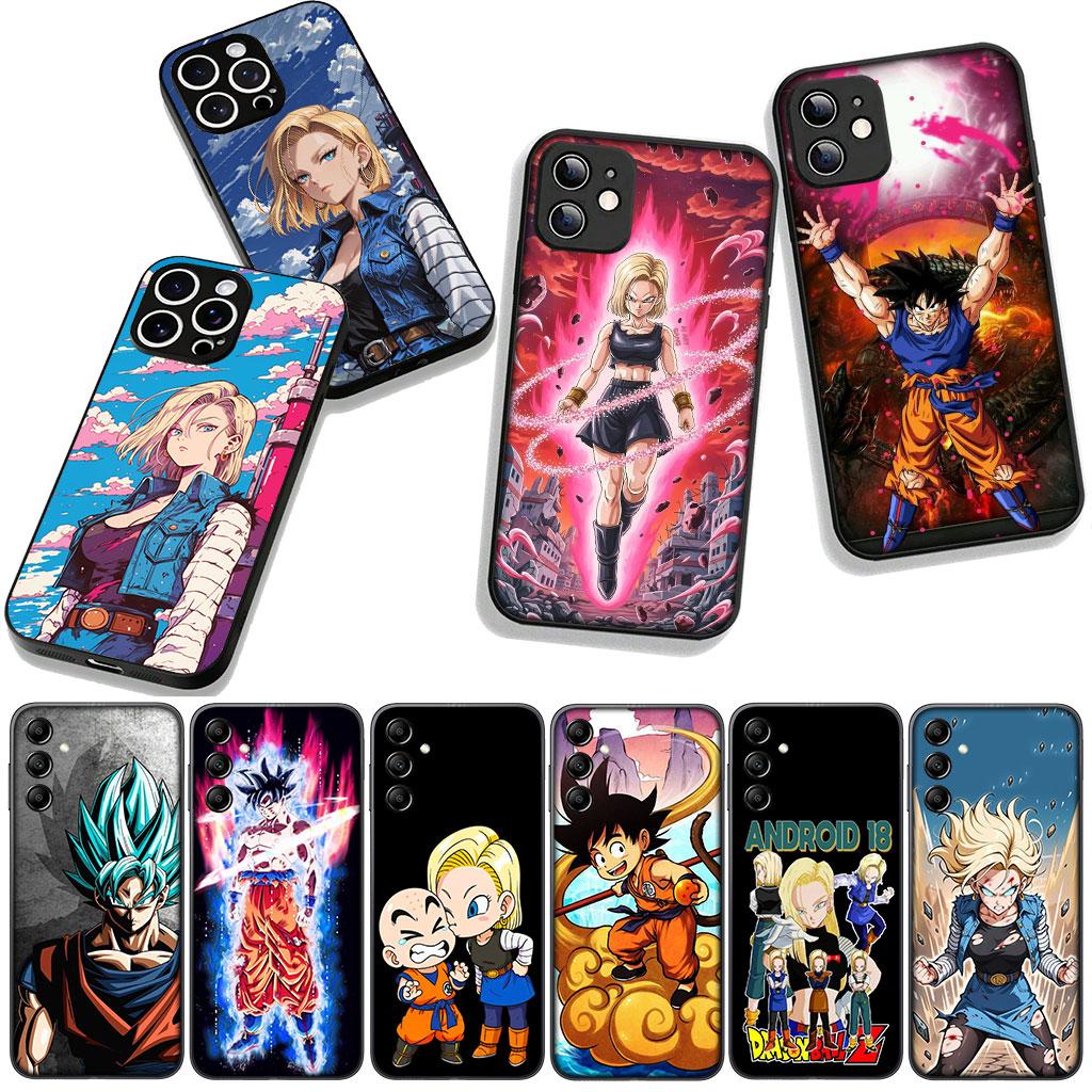 Gokus Dragons Android 18 Balls Z Cover for Xiaomi Poco F7 F6 F8 Ultra F5 X7 X6 X5 X3 NFC M7 M6 Pro C85 C75 C65 C71 C61 Case