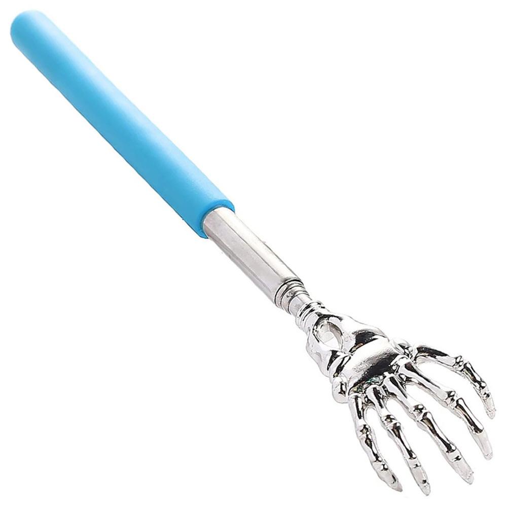 1PC Portable Extendable Back Scratcher Stainless Steel Telescoping Back Scratcher for Both Human and Pets Extendable Back Massager