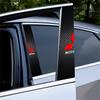 Auto B-Säulen Dekoration Mittelständer Abdeckung Aufkleber Decals Zubehör Für Mitsubishi 9 Ralliart EX L200 Colt Outlander Pajero