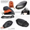 M Motorcycle Seat Cushion Cover Waterproof Dust Rain UV Protector Non-slip Black