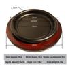 Exquisite Cast Iron Baking Pan with Wooden Board - Thickened Steak and Teppanyaki Plate for Western Dining.