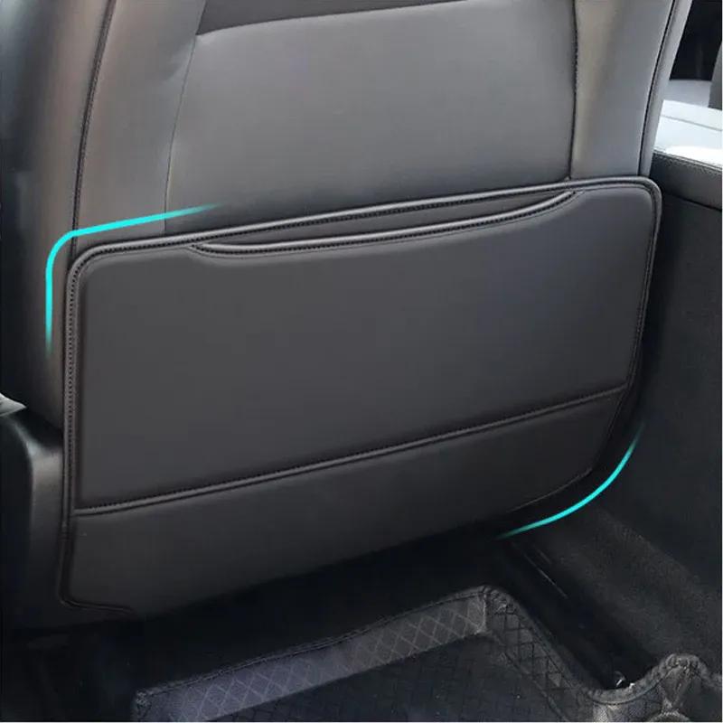 2PCS Car Seat Kid Protector Anti-Kick Mat Pad Car Seat Back Cover Protector For Kids Children Waterproof Mat storage Bag