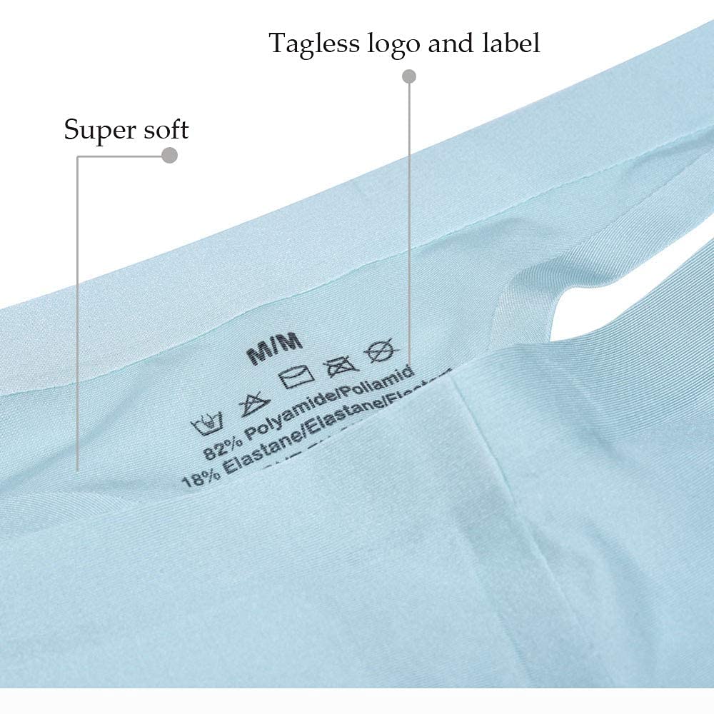 Exklusive Sexy Dünne Hosen Bikini Slips Hüfttief Unterwäsche Atmungsaktive Innenshorts Hellblau [Jutazon] [Amazon Marke] Herren T-Back (Schwarz + + Weiß,