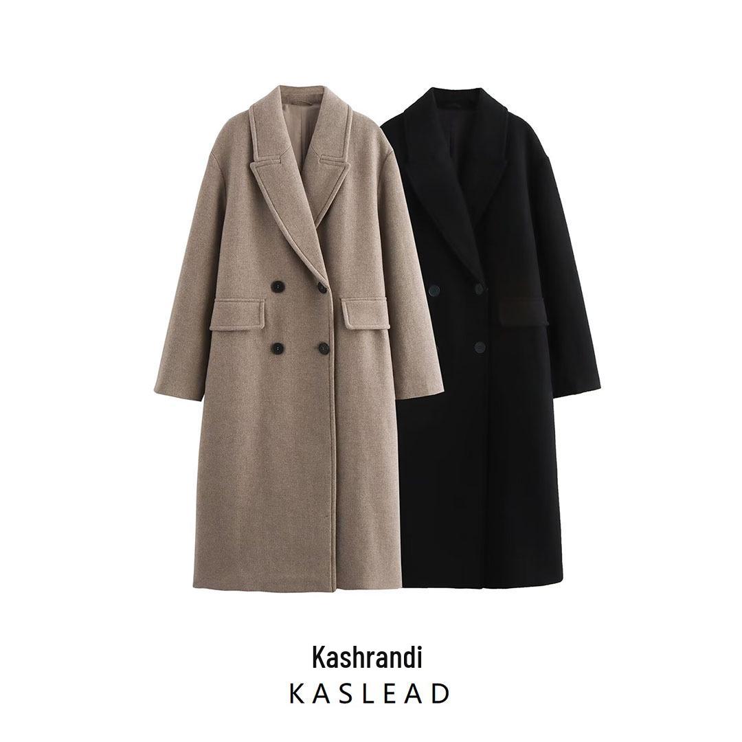 

Autumn 2024 Women s European & American Style Versatile Loose Coat Jacket Small