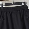 Women's Pure Color A-Line Midi Skirt