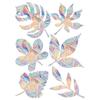 Static PVC Window Sticker Rainbow Prism Butterfly Pattern Home Decoration Anti Collision Glass Sticker