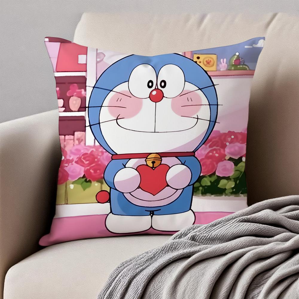 CUTE CCrayon SShinchan Cushion Cover Pillowcase Antidustmite Invisible Zipper Short Plush Sofa Cushion