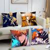 1Pc Kurosaki Ichigo Anime Bleach Pillow Case Square Pillow Bedroom Sofa Leisure Comfort Cushionliving Room Home Decoration 40X40