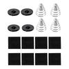 Radiator Fan Mount Zip Ties Clips Electric Transmission Coolers Mounting Tie Strap Universal Fan Mounting Kit Easy Setup