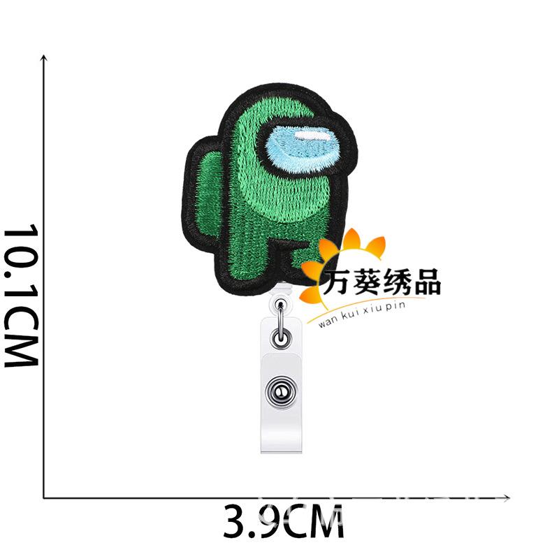 

Анимация Among Us Легкая Застежка-Пряжка Вышитая Тканевая Наклейка Милый Патч-Наклейка на Одежду Оборотня Зажим-Крокодил Компьютерная Вышитая Наклейка no. 2 easy-pull buckle_3 pieces
