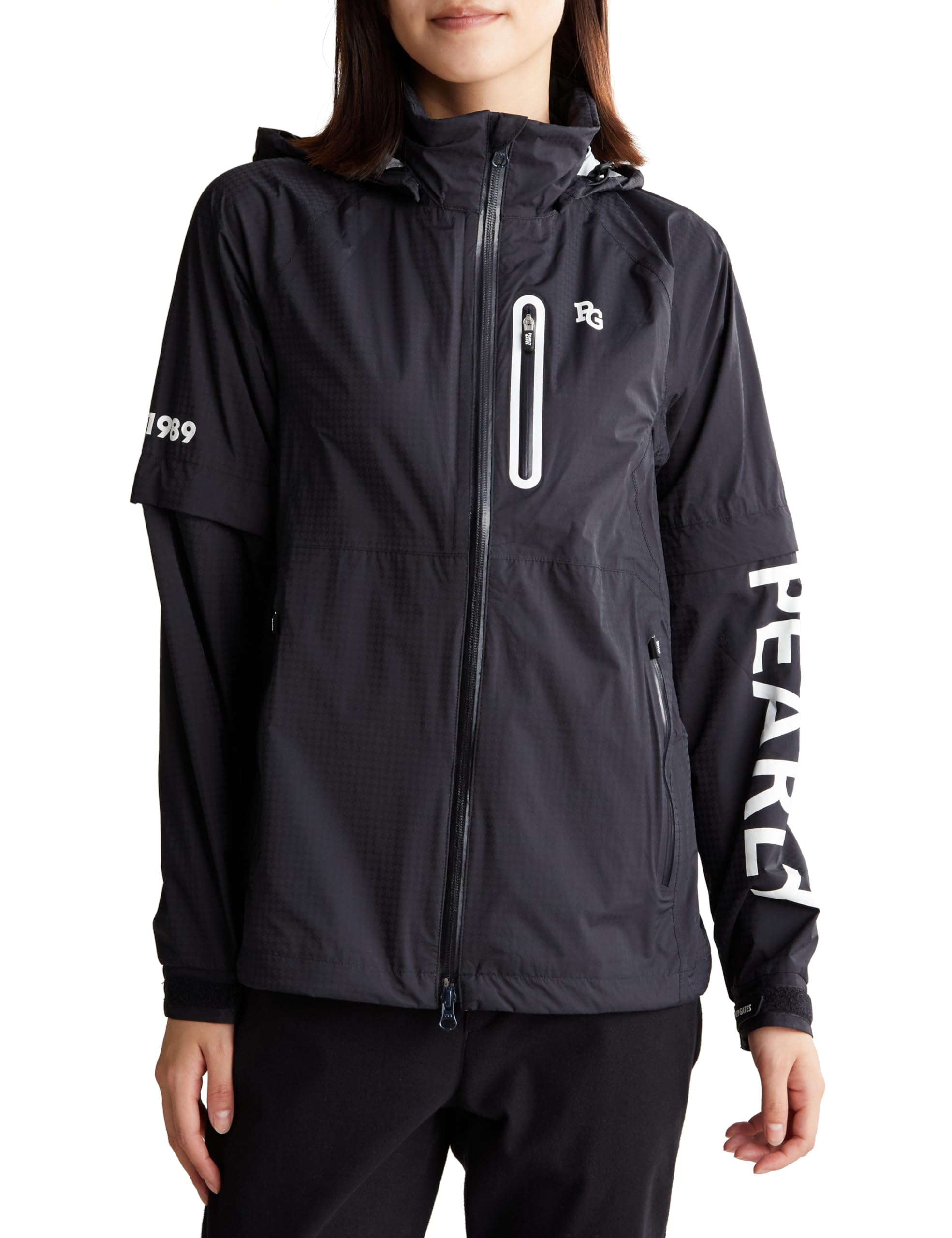 

Continuing standard product rainwear tops water sleeves Golf rain gear Navy 1 [Pearly Gates] Women s (water resistant, repellent, removable) / /