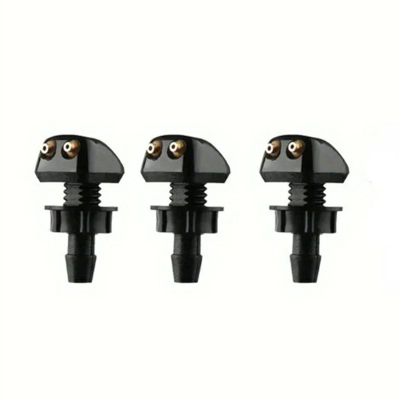 Car Windshield Wiper Washer Spray Nozzle Fits Most Car Models Car Dual Holes Windshield Washer Nozzle Wiper Water Spray Jet